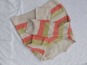 Papaya Striped Knit Sweater