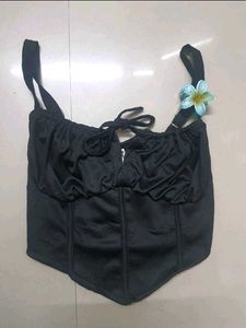 Y2K Corset Bustier Boning Top / Pinterest
