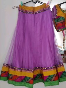 Light Purple Colour Lehenga Choli Duppata