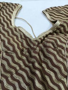 Brown Colour Blouse.. Totally New And Unused