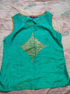 Elegant Green Top