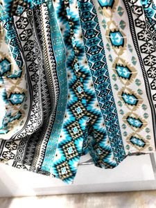 Patterned Sleeveless Jumpsuit