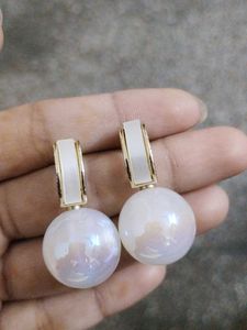 Elegant Pearl Drop Earrings