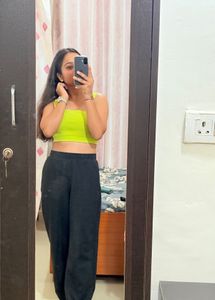 crop tops (set of 2) neon + black