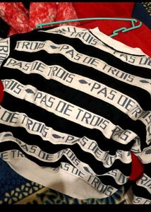 Striped 'Pas De Trois' Sweater