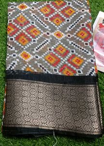 Ethnic Patterned dola Saree