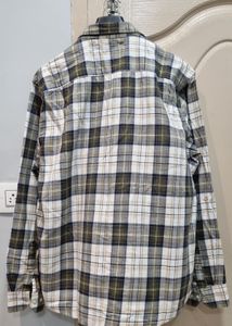 Checked Button-Down Shirt