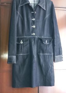 Stylish Black Denim Dress