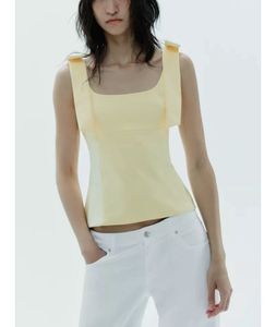 STRETCH TOP WITH BOWS