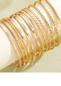 Gold Bangles Set