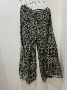Printed Wide Leg Palazzo Pants