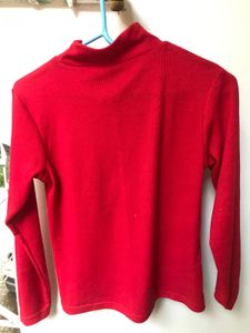 Red Turtle Neck Sweater