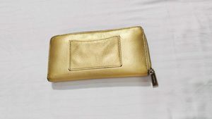 Michael Kors Pale Gold Continental Leather Wallet