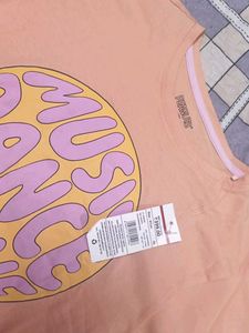 Peach Graphic Print T-shirt 🆕