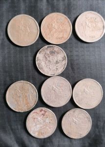Vintage 2 Rs Different Mints Coin Collection