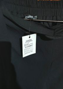 Black Trouser Wide Leg