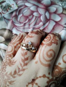 Crown Ring &amp; Crystal Ear Climber Set