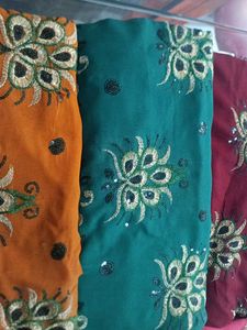 Elegant Ethnic Saree 6pc Combo