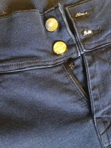Embellished High-Waisted Jeans