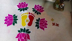 Beautiful ready Rangoli Art