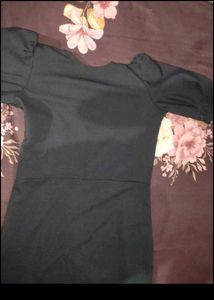 Bodycon Black Dress Party Wear Glam Look