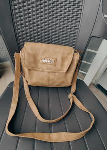 Brown Belt sling Bag -ZARA