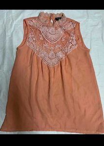 Peach Lace Top🧡🧡