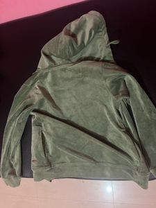 Mossimo Velour Zip-Up Hoodie