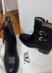 Zara Black Ankle Boots
