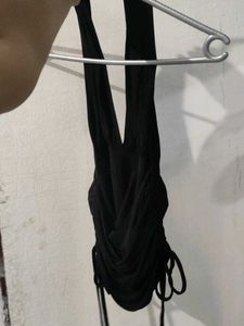 Black Halter Top