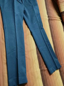 Men Grey Stitched Formal Trouser