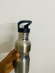 Sipper Lid Steel Water Bottle