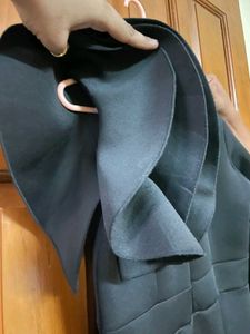 Chic Black Ruffle Dress