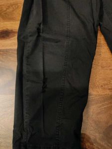 Stylish  ripped Black Casual Pants