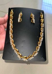 Heavy quality diamond necklace Set