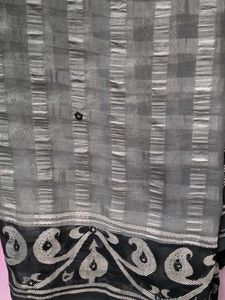 Elegant Black &amp; Grey Dupatta