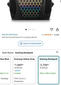 New DELL 17 Gaming Laptop Bag Original Sealed