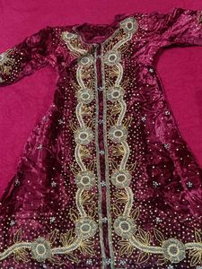Party Ware Punjabi Velvet Suit
