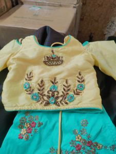 Kids Lengha Choli With Dupatta