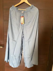 Max Women’s Grayish Blue Flared Plazzo (xl)