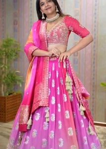 Double Colour Lehenga
