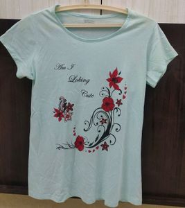 Pretty Ice Blue Tshirt 👕