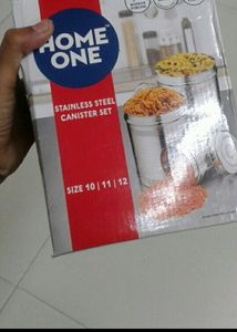 Homeone 3pcs Stainless Steel Containers