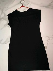 Black Sleeveless Casual Dress