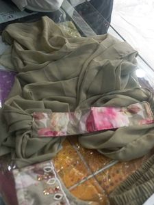 Floral Print Blouse &amp; Solid Plazzo Set