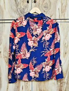 Floral Print Long Sleeve Top si,e-34-S