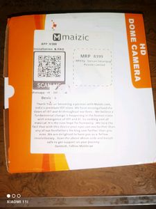 Maizic Smarthome Wifi 1080p HD 2MP 360° Viewing Ar