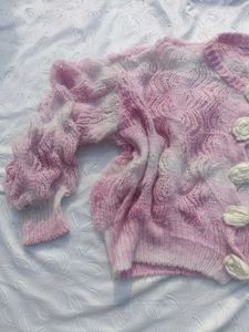 Pinterest Oversized Floral Button Cardigan