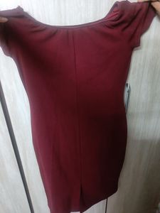 Maroon Dress