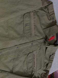 EDC BY ESPRIT Men&#39;s Olive Shirt